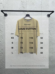 Lace-up letter embroidered short sleeves