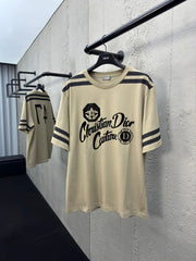 Five-star badge flocked short sleeves