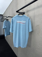 Coke wave print short sleeves