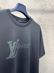 Sequin letter short sleeves