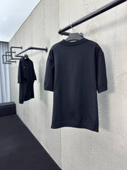 Wool knitted short sleeves