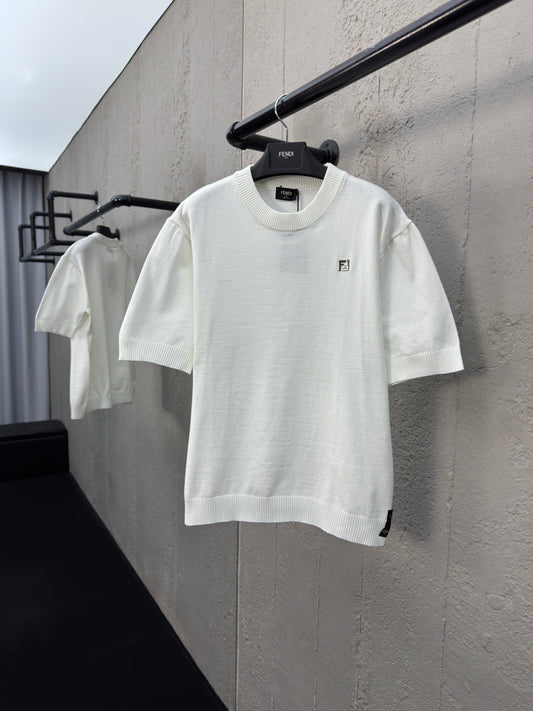 Wool knitted short sleeves