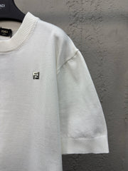 Wool knitted short sleeves