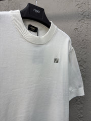 Wool knitted short sleeves