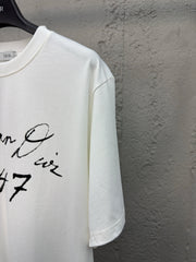 Signature flocked short sleeves