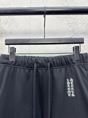 Sanskrit pattern embroidered shorts