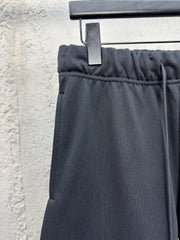 Sanskrit pattern embroidered shorts