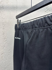 Sanskrit pattern embroidered shorts