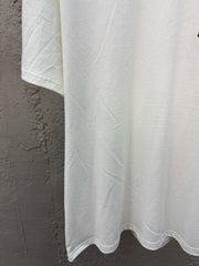 Nine-grid skull short sleeves on the back