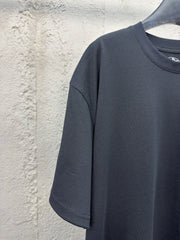 Nine-grid skull short sleeves on the back