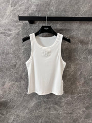 Embroidered all-match vest