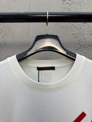 Heart print short sleeves