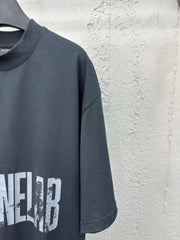 Cracked printed short sleeves