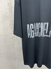 Cracked printed short sleeves