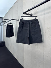 Hollow embroidery shorts
