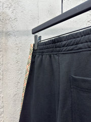 Checkered ribbon shorts