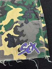 Colorful tassel shorts