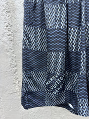 Silk checkerboard shorts