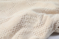 Cotton drawstring terry casual shorts