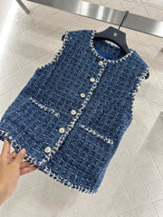 Braided Dress-Hemmed Vest