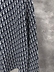 All-over printed knit shirt