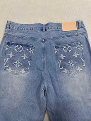 Cloud Dog Jacquard Denim pant