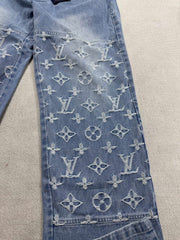 Cloud Dog Jacquard Denim pant