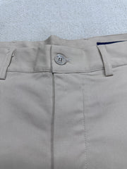 Embossed denim work pants