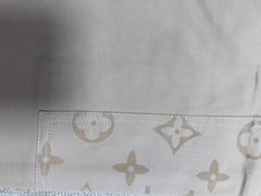 Embossed denim work pants