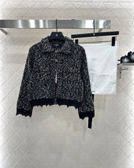 Embroidered Lace Knit Cardigan