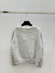 3D Ball Hollow Cardigan