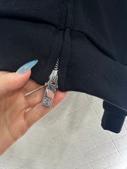 Hooded Zip-Up Jacket with Brushed Fleece