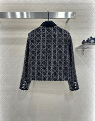 Raglan Jacquard Shirt Jacket