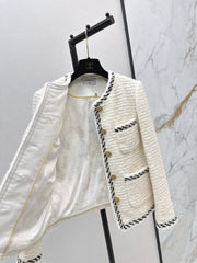 Woven tweed jacket