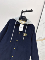 Hooded Drawstring Puffer Jacket