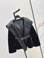 Wrap-style short coat