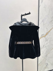 Wrap-style short coat