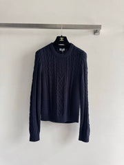 Simple pullover knit sweater
