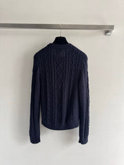 Simple pullover knit sweater