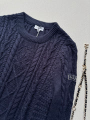 Simple pullover knit sweater