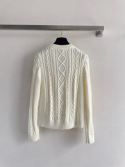 Simple pullover knit sweater