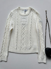 Simple pullover knit sweater