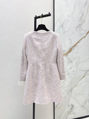 Pink Woven Dress
