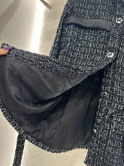 Woven Belt Dress Coat