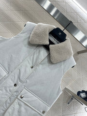 Two-Piece Teddy Fleece Vest Set