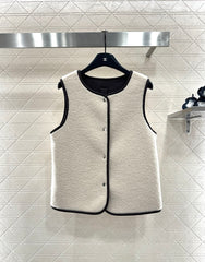 Two-Piece Teddy Fleece Vest Set