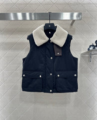 Two-Piece Teddy Fleece Vest Set