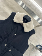 Two-Piece Teddy Fleece Vest Set