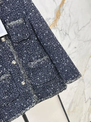 Coarse-woven Goose Down Woven Coat
