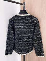 wavy ribbon cardigan